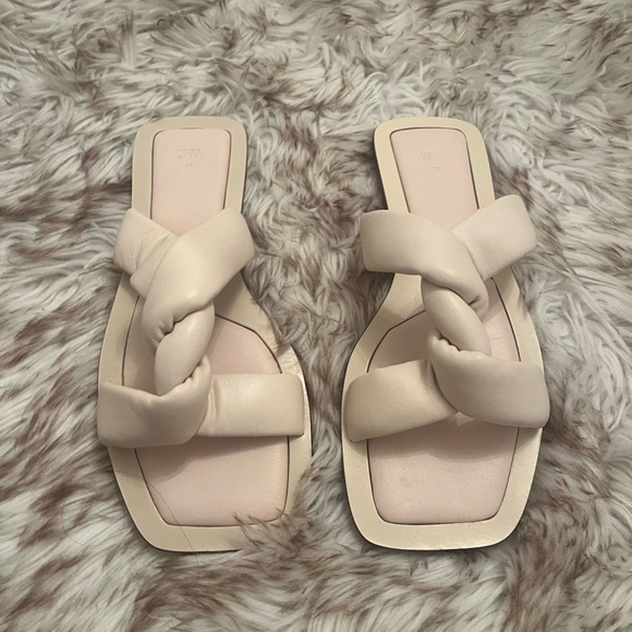 Zara woven leather sandals - Picture 3 of 4